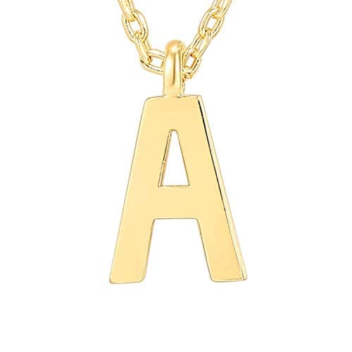 PavoI 14K Gold Plated Initial Necklace for Women