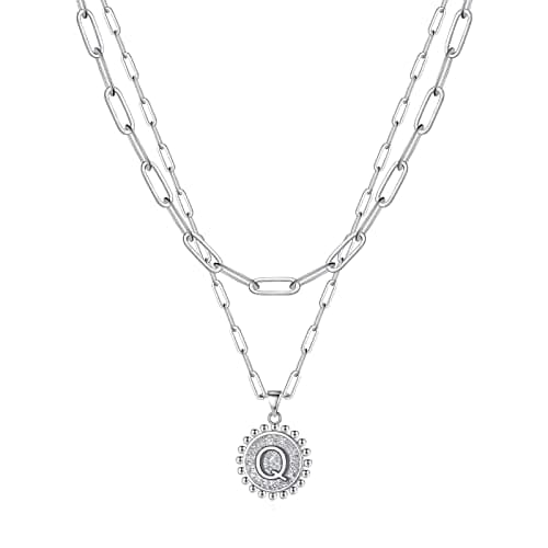 Yoosteel Gold Initial Necklaces for Women