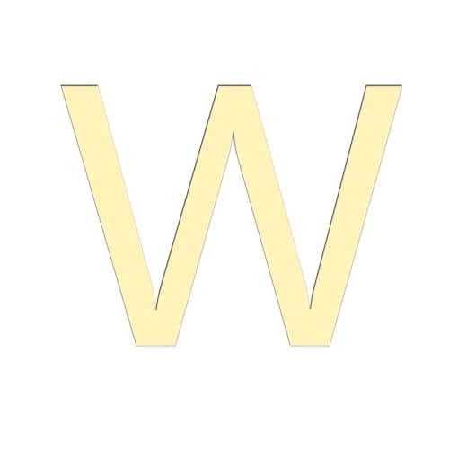 Stainless Steel 18k Gold Plated Initial Bracelet A-Z