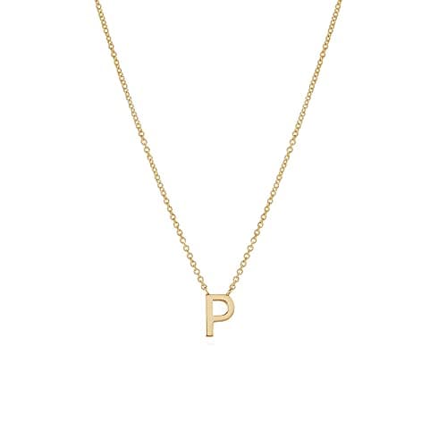 Hayopi Gold Plated Personalized Initial Choker Necklace for Women
