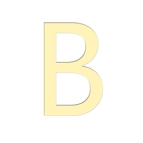 Stainless Steel 18k Gold Plated Initial Bracelet A-Z
