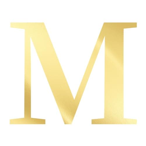 UHIBROS Gold Zirconia Heart Letter Pendant Personalized Necklace for Women