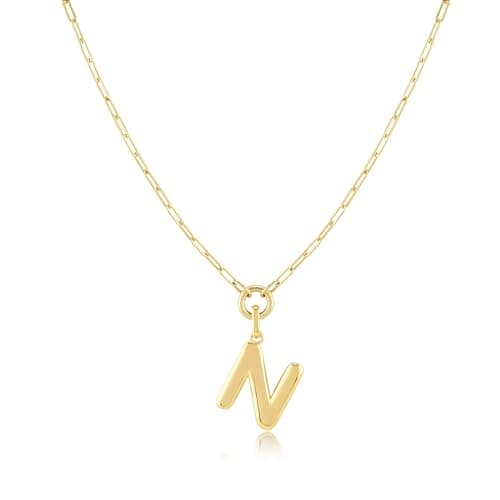 Layered Initial Necklace for Women