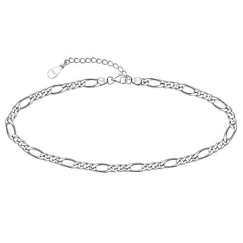 Chic 925 Sterling Silver Multilayered Anklet for Women Satellite, Star Jewelry