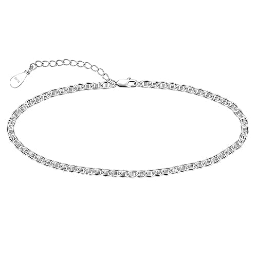 Chic 925 Sterling Silver Multilayered Anklet for Women Satellite, Star Jewelry