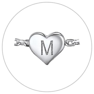 Silvora Initial Bracelets for Women