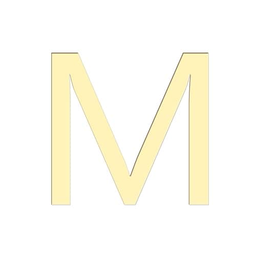 Stainless Steel 18k Gold Plated Initial Bracelet A-Z