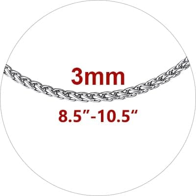 Focalook 14K Gold Plated Plus Size Anklet Jewelry 8.5-10.5" Adjustable