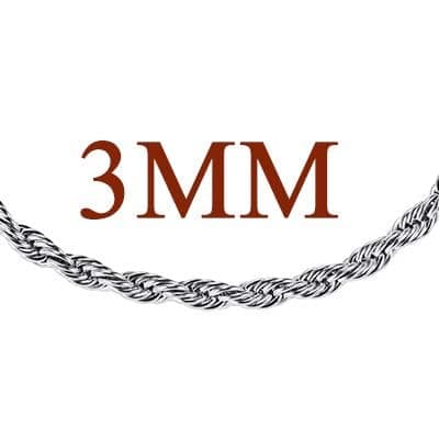 18K Gold or Rose Gold Stainless Steel Heart/Rope/Figaro/Cuban Chain Ankletbracelet, 25-30 CM