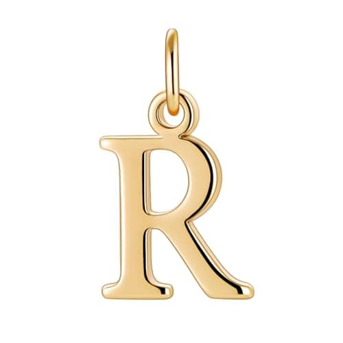 Turandoss Dainty 18K Gold Plated Initial Bracelet