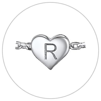 Silvora Initial Bracelets for Women