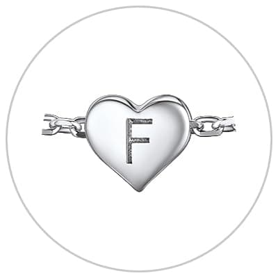 Silvora Initial Bracelets for Women