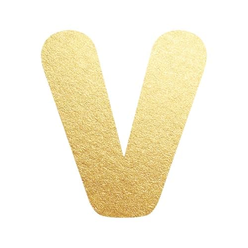 UHIBROS Gold Balloon Initial Necklace, Personalized 18K Gold Plated Alphabet Pendant
