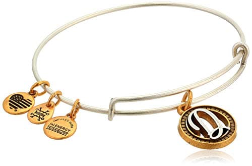 Alex and Ani Women's Initial D Charm Bracelet
