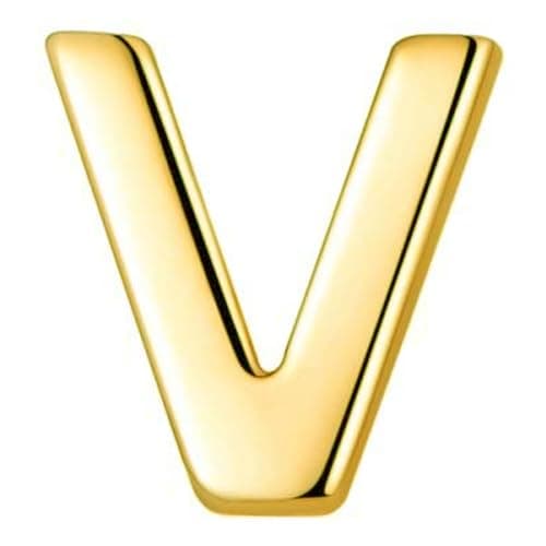 Staligue Gold Initial Bracelet 18K Gold Plated Stainless Steel Coin Disc Engagement