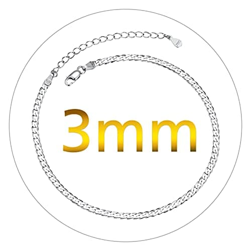 ChainsPro 18K Gold Plated Resizable Anklet Chain - Gift Box Included