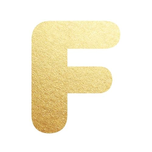 UHIBROS Gold Balloon Initial Necklace, Personalized 18K Gold Plated Alphabet Pendant