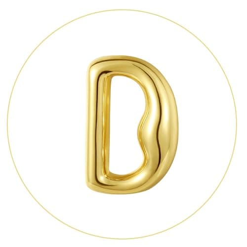 KissYan 14K Gold Plated Beaded Initial Bracelets A-Z Dainty Jewelry