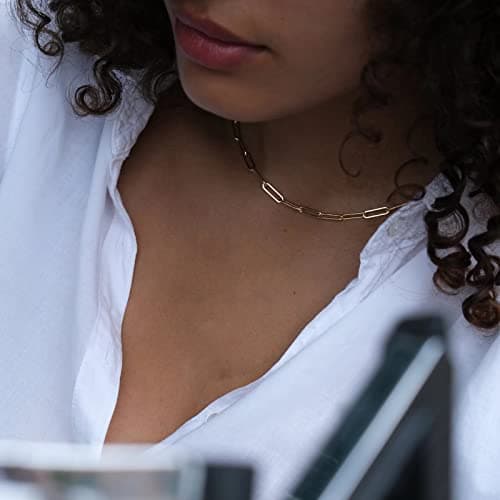 Yoosteel Gold Initial Necklaces for Women