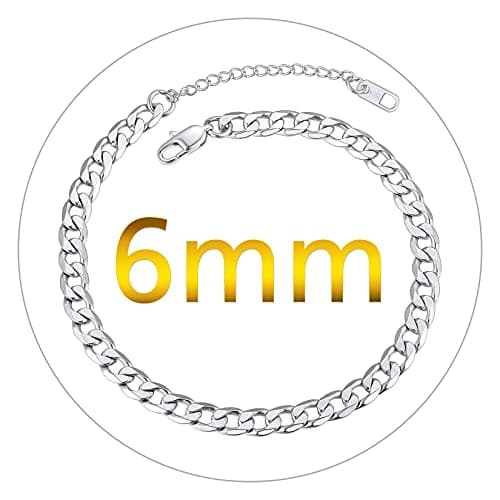 ChainsPro 18K Gold Plated Resizable Anklet Chain - Gift Box Included