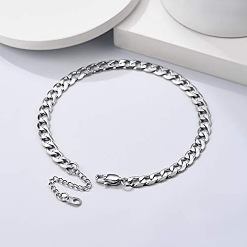 Focalook 14K Gold Plated Plus Size Anklet Jewelry 8.5-10.5" Adjustable