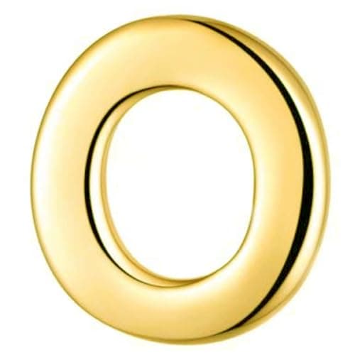 Staligue Gold Initial Bracelet 18K Gold Plated Stainless Steel Coin Disc Engagement