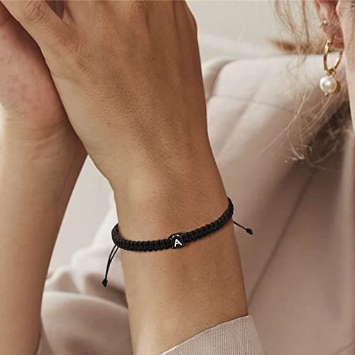 Nymerianoble Initial Bracelets for Women, Men & Teen Girls
