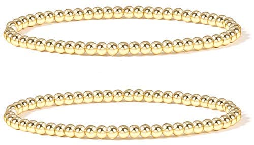 Badu Gold Plated Bead Bracelet for Women