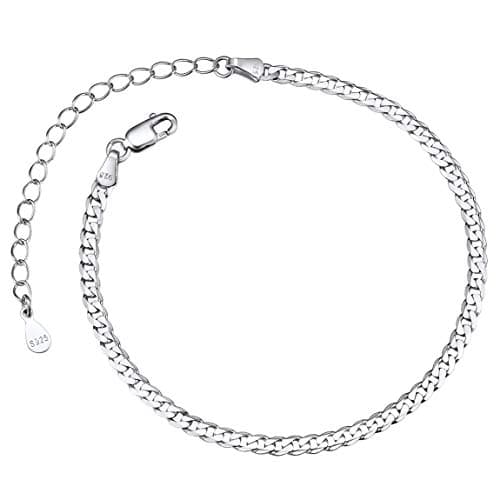 ChainsPro 18K Gold Plated Resizable Anklet Chain - Gift Box Included
