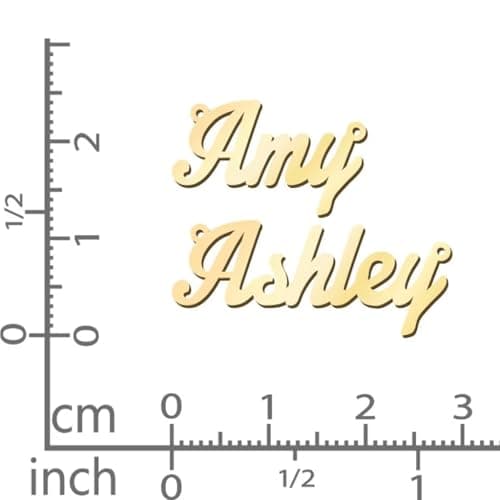 Personalized TSD Dainty Name Necklace - Custom Jewelry Gift for Women in Solid or Gold Plated Silver - Jewlr