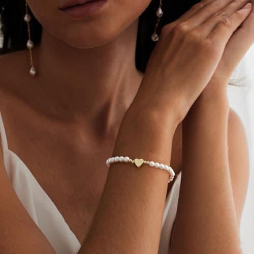 Lisitine Gold Pearl Bracelets for Women