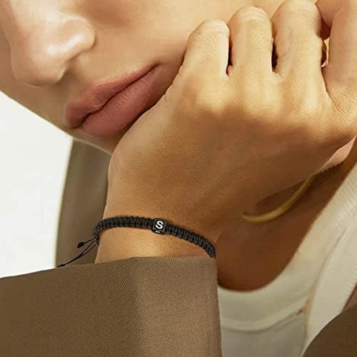 Nymerianoble Initial Bracelets for Women, Men & Teen Girls