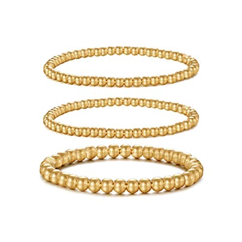 Badu Gold Plated Bead Bracelet for Women