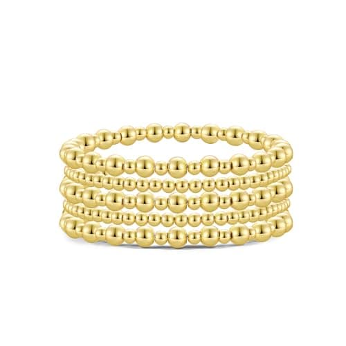 Badu Gold Plated Bead Bracelet for Women