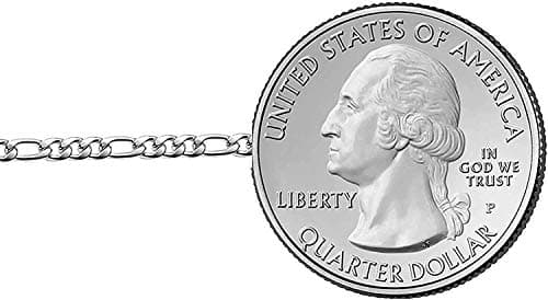 Savlano 925 Sterling Silver Solid Italian Figaro Anklet for Women, 0.8mm-5mm, Gift Box Included