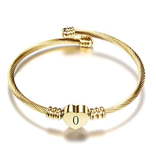Personalized Initial Cuff Bracelets for Women