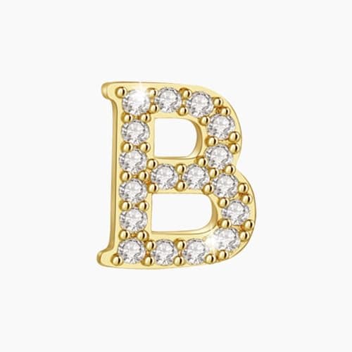 Turandoss Gold Heart Initial Necklace for Women