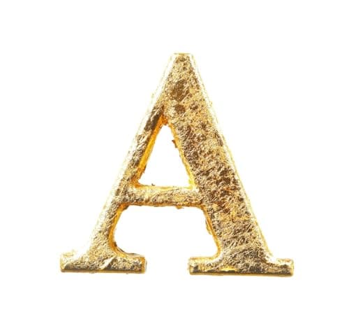 Wish 14k Real Gold Alphabet Initial Necklace for Women | Custom Charms | Birthday Gift