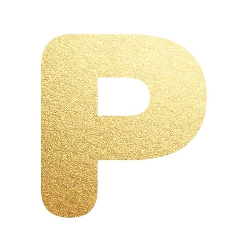 UHIBROS Gold Balloon Initial Necklace, Personalized 18K Gold Plated Alphabet Pendant