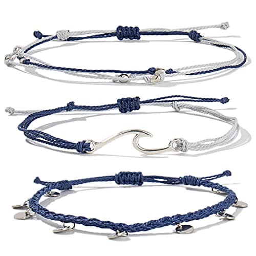 Lynnaneo WaterProof Stainless Steel Coin Anklet Boho Jewelry for Women