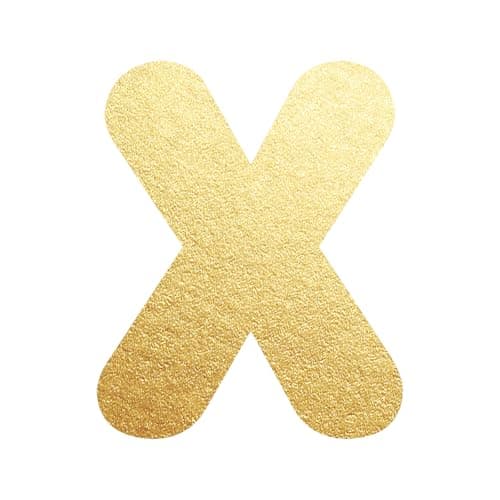 UHIBROS Gold Balloon Initial Necklace, Personalized 18K Gold Plated Alphabet Pendant