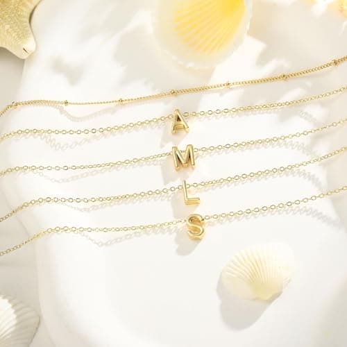 Turandoss Women's 14K Gold Plated Ankle Bracelets