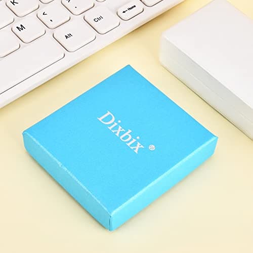 Dixbix Initial Letter Birthstone Necklaces for Women