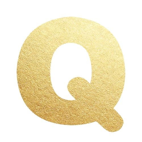 UHIBROS Gold Balloon Initial Necklace, Personalized 18K Gold Plated Alphabet Pendant
