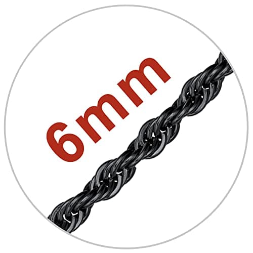 Men's 18K Gold Plated Figaro Chain Necklace 3mm-9mm, 16"-30"