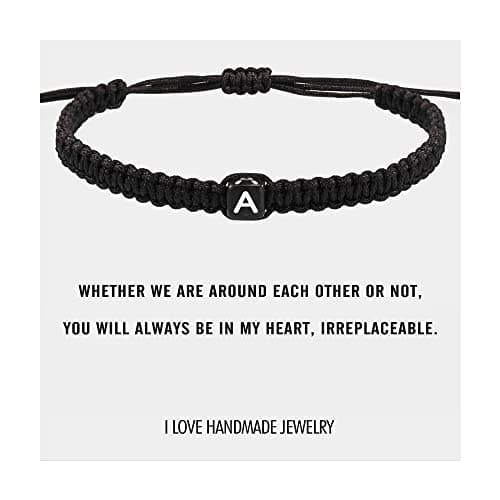 Nymerianoble Initial Bracelets for Women, Men & Teen Girls