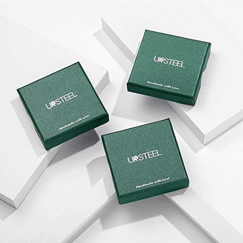 Ursteel Personalized Birth Year Necklace, 18K Gold Plated
