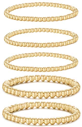 Badu Gold Plated Bead Bracelet for Women