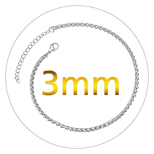 ChainsPro 18K Gold Plated Resizable Anklet Chain - Gift Box Included