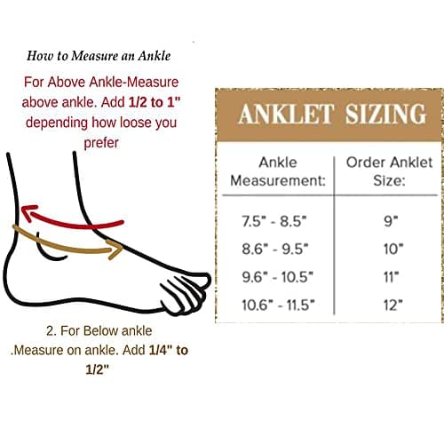 Kelistom 18K Gold Plated Rope Chain Anklet, 3mm SS Bracelet, 9-11 inches